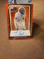 Marketplace image: 2024 Pro Set Travis Hunter SP Rookie Auto 1/1 Superfractor Jacksonville Jaguars