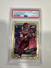 Marketplace image: 2024 Topps Cosmic Chrome Jayden Daniels Rookie Superfractor 1/1 PSA 10 POP 1