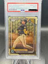 Marketplace image: Topps 2024 Bowman Chrome Ethan Salas Superfractor 1/1 PSA 9 #BDC-140
