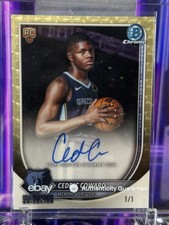 Marketplace image: 2025 Bowman Cedric Coward Superfractor Auto 1/1 Grail Memphis Grizzlies
