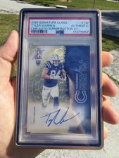 Marketplace image: 2025 Topps Signature Class - Tyler Warren Chrome Auto Superfractor 1/1 PSA AUTH
