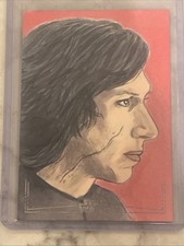 Marketplace image: 2026 Topps Chrome Star Wars Galaxy 1/1 Sketch Card Of Kylo Ren
