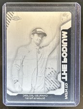 Marketplace image: 2021 Topps Chrome F1 Charles Leclerc Path to the Podium Printing Plates #1/1