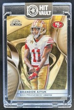 Marketplace image: 2025 Topps Chrome Black Brandon Aiyuk SuperFractor #1/1 49ers