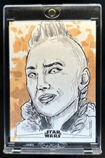 Marketplace image: 2026 Topps Chrome Star Wars Cinta Kaz Sketch Card Artist Auto Autograph #1/1