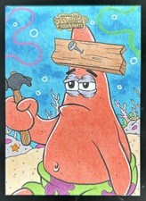 Marketplace image: 2025 Topps Chrome SpongeBob Squarepants B Nygma Sketch Cards Auto Autograph #1/1