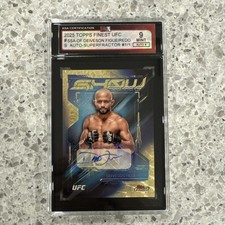 Marketplace image: 2025 Topps Finest Deiveson Figueiredo Show Stoppers SuperFractor 1/1