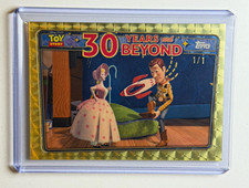 Marketplace image: 2025 Topps Toy Story Woody Look Under Your Boot Superfractor 1/1   30Y-18