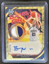 Current marketplace image for 2025 Bowman #1 McGaughy Game Graphs Patch Superfractor 1/1