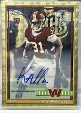 Marketplace image: Topps Chrome 2026 Kaytron Allen RC Auto Superfractor 1/1 Commanders 91TRC-15