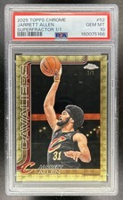 Marketplace image: 2025-26 Topps Chrome Jarrett Allen SuperFractor #1/1 Cavaliers PSA 10 GEM MINT