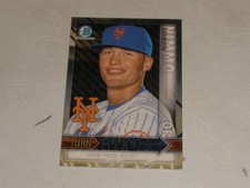 Current marketplace image for 2016 Bowman Chrome #NR Brandon Nimmo Amed Rosario Superfractor 1/1