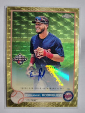 Marketplace image: Emmanuel Rodriguez | 2022 Topps Pro Debut Chrome #PDC20 - SuperFractor Auto  1/1