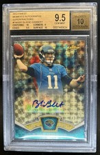 Current marketplace image for 2012 Topps Finest #1 Blaine Gabbert Moments Auto Superfractor 1/1
