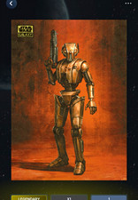 Marketplace image: Topps 2026 Star Wars Chrome Galaxy HK-47 Original Art Superfractor 1/1