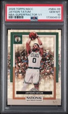 Marketplace image: 2026 Topps NSCC #8 Jayson Tatum Superfractor 1/1 **GEM MINT** PSA 10 Celtics