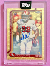 Marketplace image: 2025 Topps Chrome Mykel Williams Superfractor Auto 1/1 Autograph 49ers Rookie ⭐