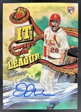 Current marketplace image for 2026 Bowman Chrome #1 To The League Auto Superfractor 1/1