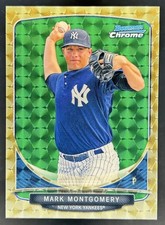 Marketplace image: 2013 Bowman Mark Montgomery Chrome Cream of the Crop Mini Superfractor #1/1