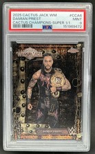 Marketplace image: 2025 Topps Chrome WWE Cactus Jack Damian Priest Champions SuperFractor 1/1 PSA 9