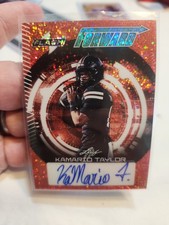 Marketplace image: 2026 Leaf Flash KaMario Taylor SP Rookie Auto 1/1 Superfractor MSU Bulldogs QB !