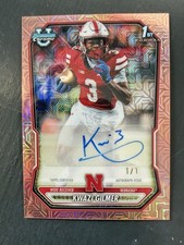 Marketplace image: 2026 Bowman Chrome Kwazi Gilmer BCPA-KG Rose Gold Mojo Auto 1/1 Nebraska