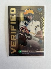 Marketplace image: 2026 Bowman Chrome BRYCE UNDERWOOD Gold 1/1 Parallel Michigan Wolverines 1-of-1