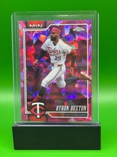 Marketplace image: 2026 Topps Chrome Sapphire Byron Buxton #173 Padparadscha Refractor 1/1