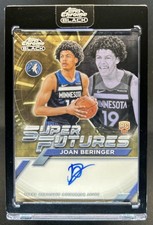 Current marketplace image for 2025 Topps Chrome #1 Beringer Super Futures Auto Superfractor 1/1