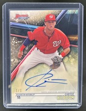 Current marketplace image for 2018 Bowman #1 Carter Kieboom Auto Autograph Superfractor 1/1