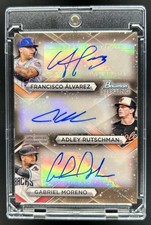 Current marketplace image for 2023 Bowman #1 Adley Rutschman Alvarez Auto Superfractor 1/1