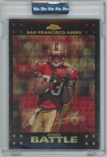Current marketplace image for 2007 Topps Chrome #TC138 Arnaz Battle Superfractor 1/1