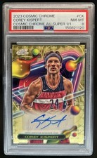 Marketplace image: 2023-24 Topps Cosmic Chrome Corey Kispert Auto Autograph Superfractor #1/1 PSA 8