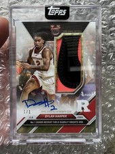 Marketplace image: 2024 Topps NOW Bowman U - Dylan Harper - Nike Swoosh Relic Auto Superfractor 1/1
