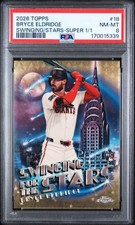 Marketplace image: 2026 TOPPS SWINGING WITH THE STARS CHROME #18 BRYCE ELDRIDGE SWINGING 1/1 PSA 8