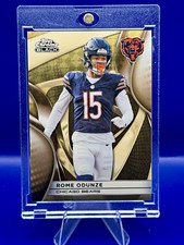 Marketplace image: Topps 2025 Chrome Black Football Rome Odunze Bears #19 SuperFractor 1/1