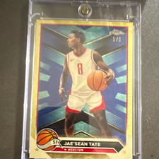 Marketplace image: Topps Chrome Jae'Sean Tate #145 Houston rockets SUPERFRACTOR 1/1 NUKEEE