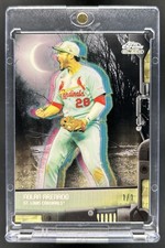Current marketplace image for 2026 Topps Chrome #1 Black Nolan Arenado Nocturnal Superfractor 1/1