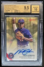 Current marketplace image for 2015 Bowman #1 Nick Gordon Auto Autograph Superfractor 1/1