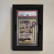 Marketplace image: Topps 2024 NSCC Silver Pack Juan Soto #16 SuperFractor 1/1 Auto PSA 9