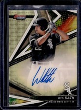 Current marketplace image for 2022 Bowman #1 Wes Kath Auto Autograph Superfractor 1/1
