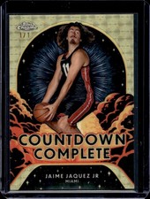 Current marketplace image for 2024 Topps Chrome #1 Jaquez Jr. Countdown Complete Superfractor 1/1