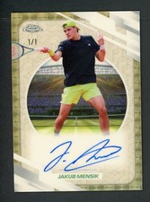 Current marketplace image for 2026 Topps Chrome #1 Mensik Auto Autograph II Superfractor 1/1