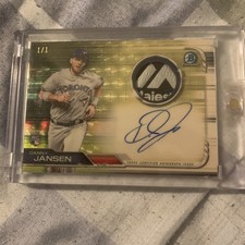 Marketplace image: Danny Jansen 2019 Bowman Chrome Superfractor Jersey Patch Relic Auto 1/1 RC