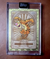 Marketplace image: 2025 Topps Chrome Disney Minted Tigger Superfractor 1/1