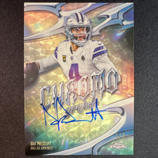 Marketplace image: Topps 2025 Chrome Football Chromegraphs Superfractor 1/1 Auto Dak Prescott CG-DP