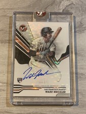 Marketplace image: 2024 Topps Pristine - Wade Meckler - Superfractor Rookie Auto 1/1 PA-WM ANGELS
