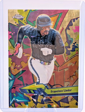 Marketplace image: 2026 Topps Chrome Francisco Lindor Wild Style Superfractor 1/1 NY Mets