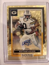 Marketplace image: 2026 Topps Chrome Matthew Golden Superfractor Auto 1/1 National