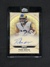 Marketplace image: 2026 Topps Chrome Black Puka Nacua Superfractor Auto 1/1 Sealed